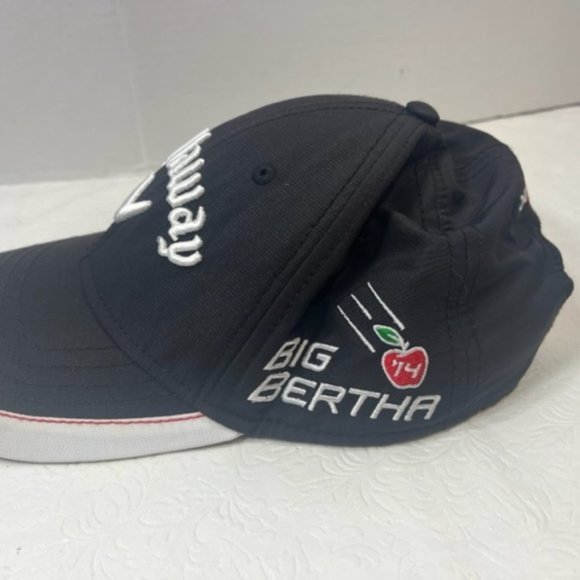 Callaway Golf Hat Big Bertha Odyssey Cap Strap Back Adjustable Black - Picture 8 of 12